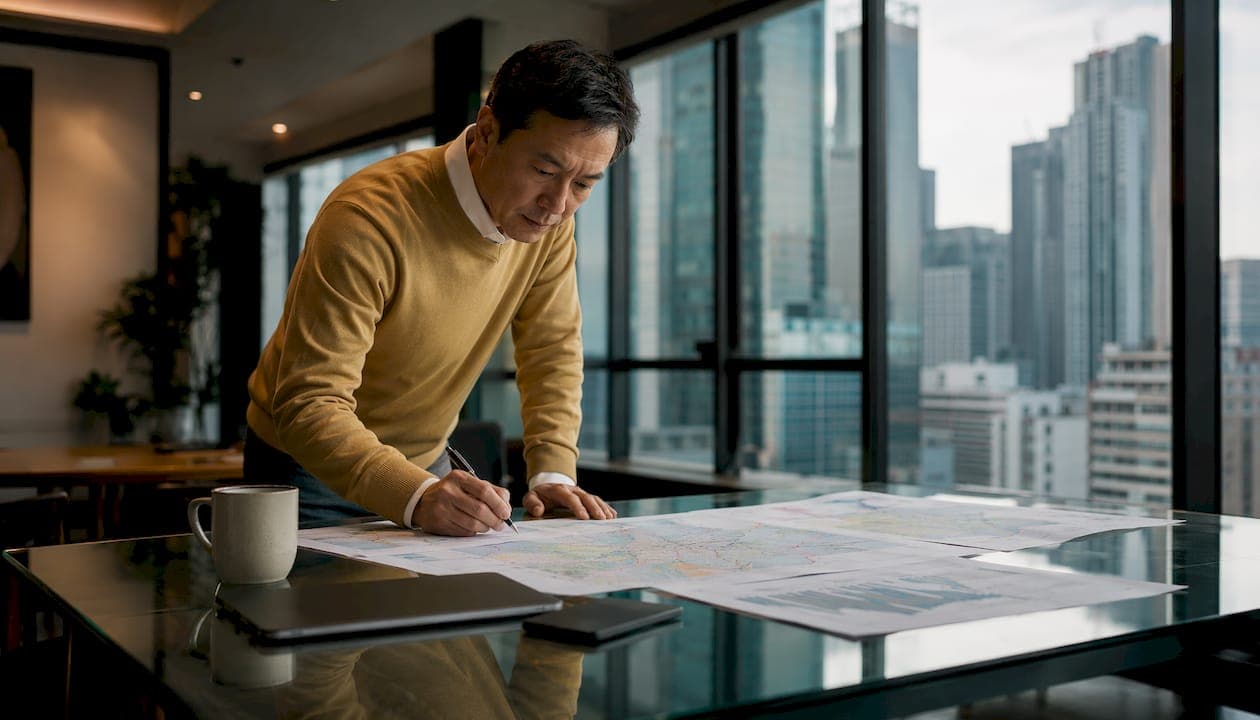 How CBD Distance Shapes Land Price for Condo Investors
