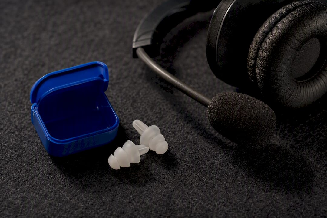 Earplugs and headset for race hearing protection